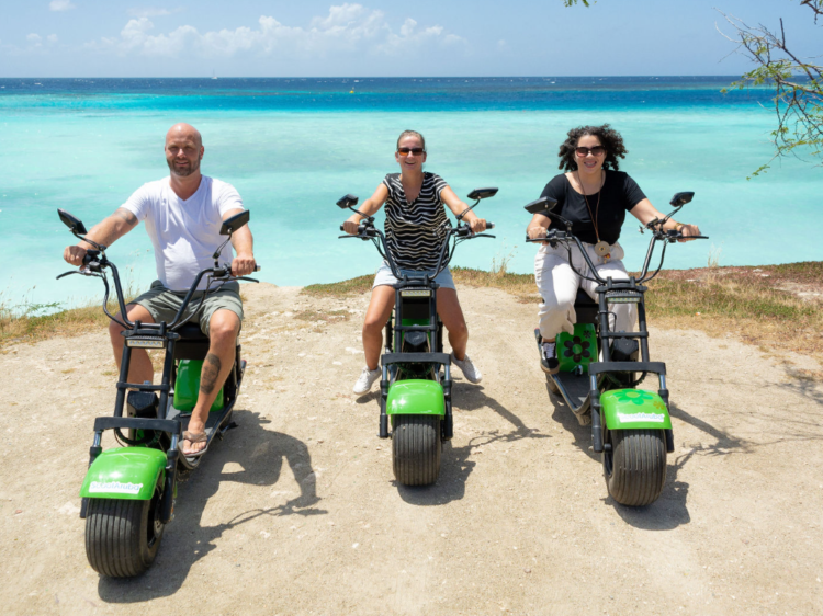 Electric scooter experience in Aruba